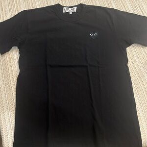 Play comme des garçons medium black t shirt